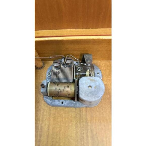 Original Deichert Musical Box-Ballerina-Made In Germany Lady Greensleaves - Picture 5 of 7